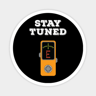 Stay Tuned Orange Pedal Tuner Magnet